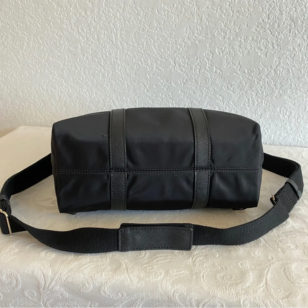 henri bendel black 3 way convertible backpack